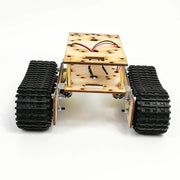 Wooden Robotic Tank Chassis - DIY Robot Online