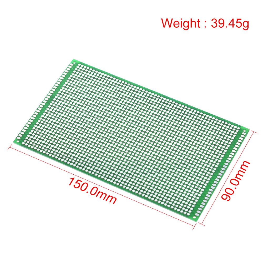 Double Side Prototype DIY Printed Circuit (PCB) Board / Protoboard (Pack of 1)