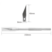 Precision Metal Scalpel Knife with 6 Blades