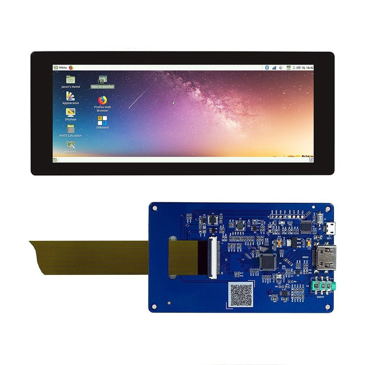 6.86 inch Stretched Bar Touch Screen LCD
