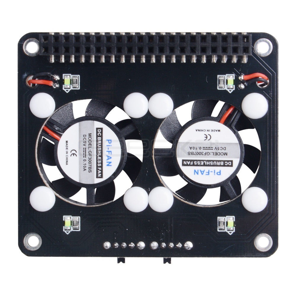F19E Raspberry Pi Dual Cooling Fan Hat Online