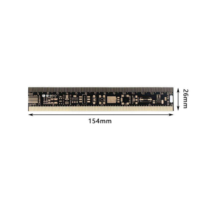 Load image into Gallery viewer, PCB Ruler v2 - 6&quot;
