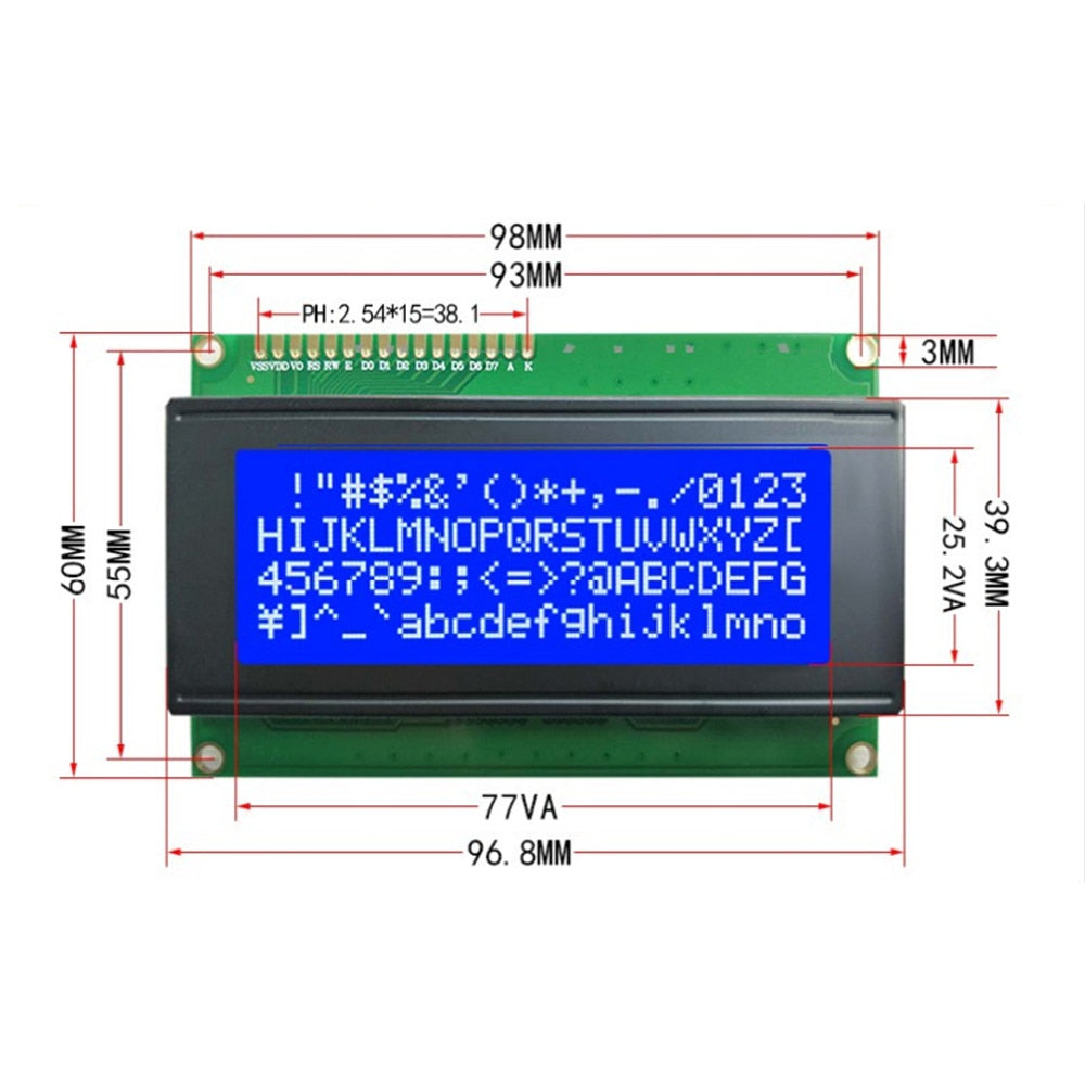 1602 2004 Character LCD Display Module