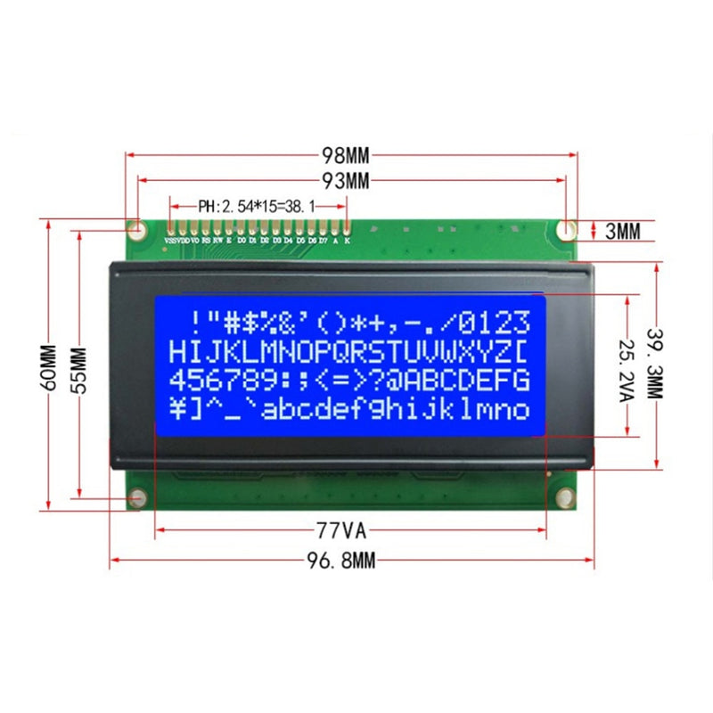 Load image into Gallery viewer, 1602 2004 Character LCD Display Module with HD44780 Controller

