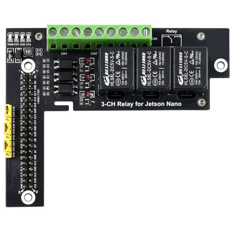 Load image into Gallery viewer, 3-Ch Relay Expansion Board For Jetson Nano Online
