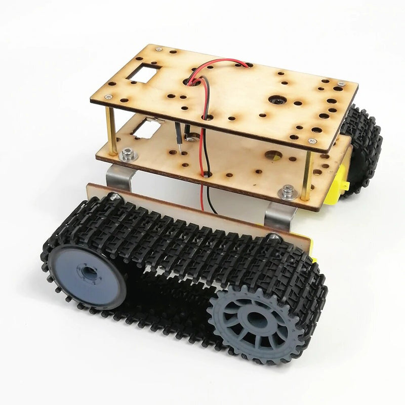 Load image into Gallery viewer, Wooden Robotic Tank Chassis - DIY Robot Online
