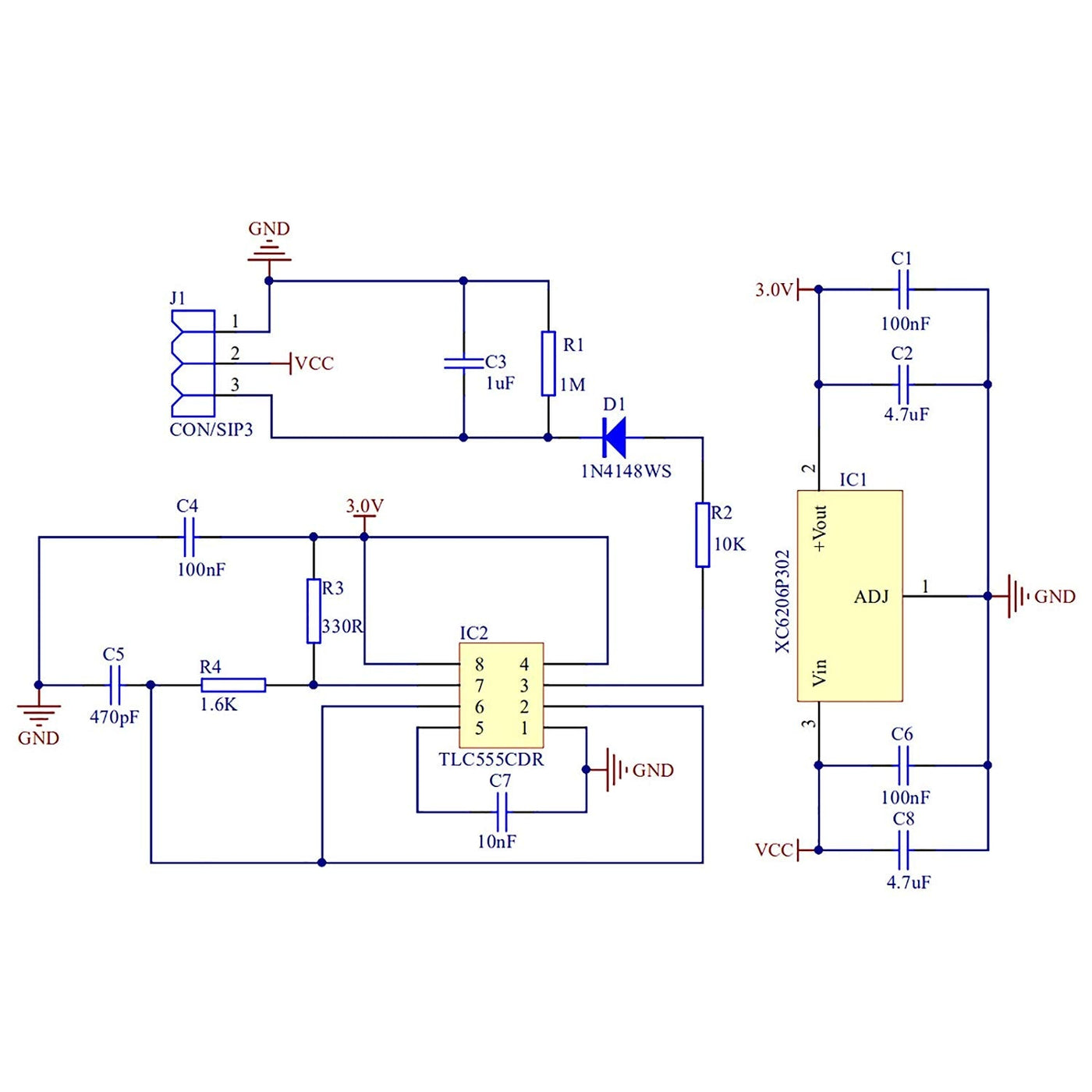 Capacitive Soil Moisture Sensor (Corrosion Resistant)