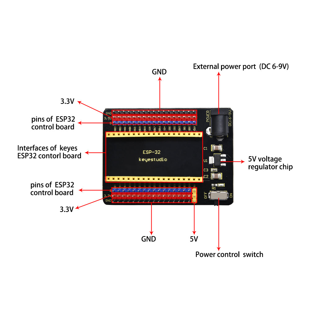 ESP8266 / ESP32S Wireless WiFi + Bluetooth Module NODEMCU