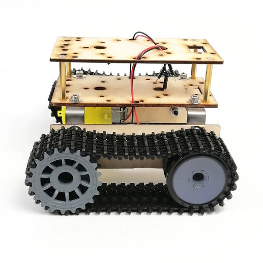 Wooden Robotic Tank Chassis - DIY Robot Online