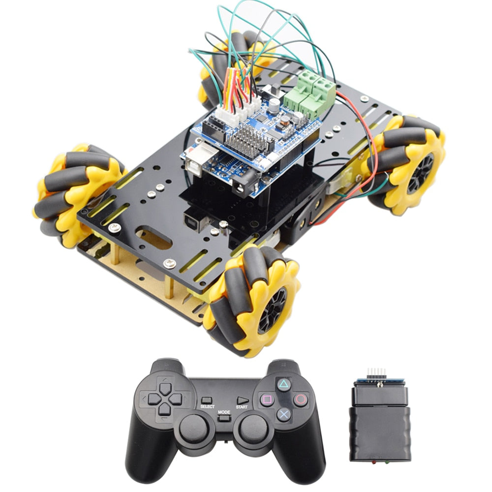Mini RC Mecanum Wheel Omni Robot Car Chassis Kit 