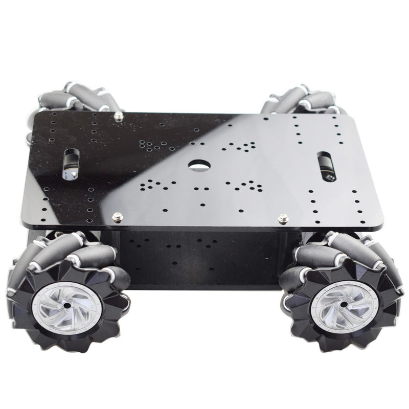 Load image into Gallery viewer, Dual Layer 4WD Robot Chassis Kit With Omni Wheels Online
