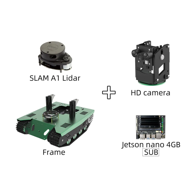 Load image into Gallery viewer, Transbot ROS Robot with Lidar Depth camera for Jetson NANO
