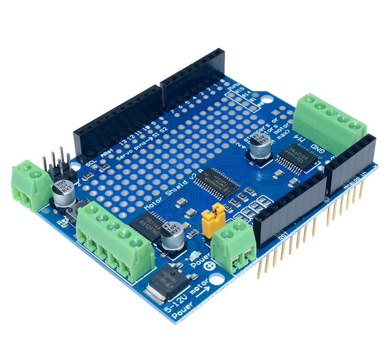 2 Channel Motor TB6612FNG & 16 Channel PWM Servo Shield