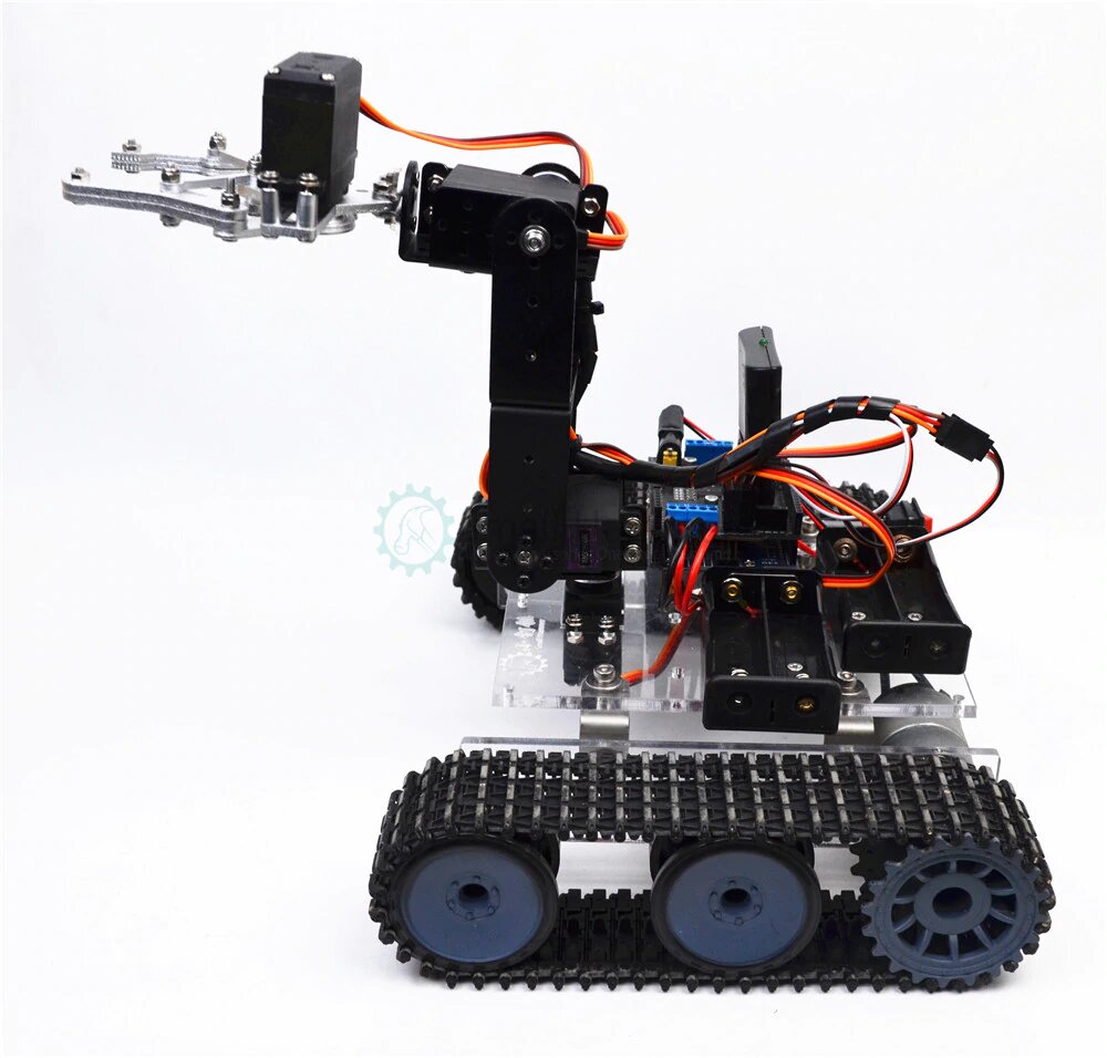 Acrylic Tank Robot With 4 DOF Robot Arm