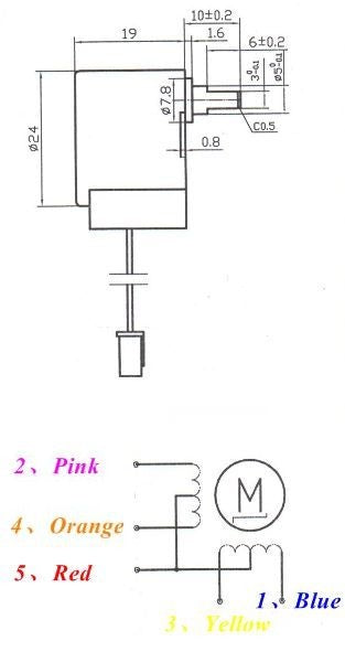 Stepper Motor (5V 4-Phase 5-Wire) - ThinkRobotics.in