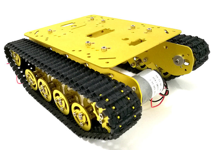 Shock Absorption Metal Robot Tank Chassis - ThinkRobotics.in