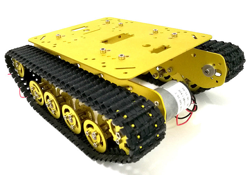 Load image into Gallery viewer, Shock Absorption Metal Robot Tank Chassis - ThinkRobotics.in
