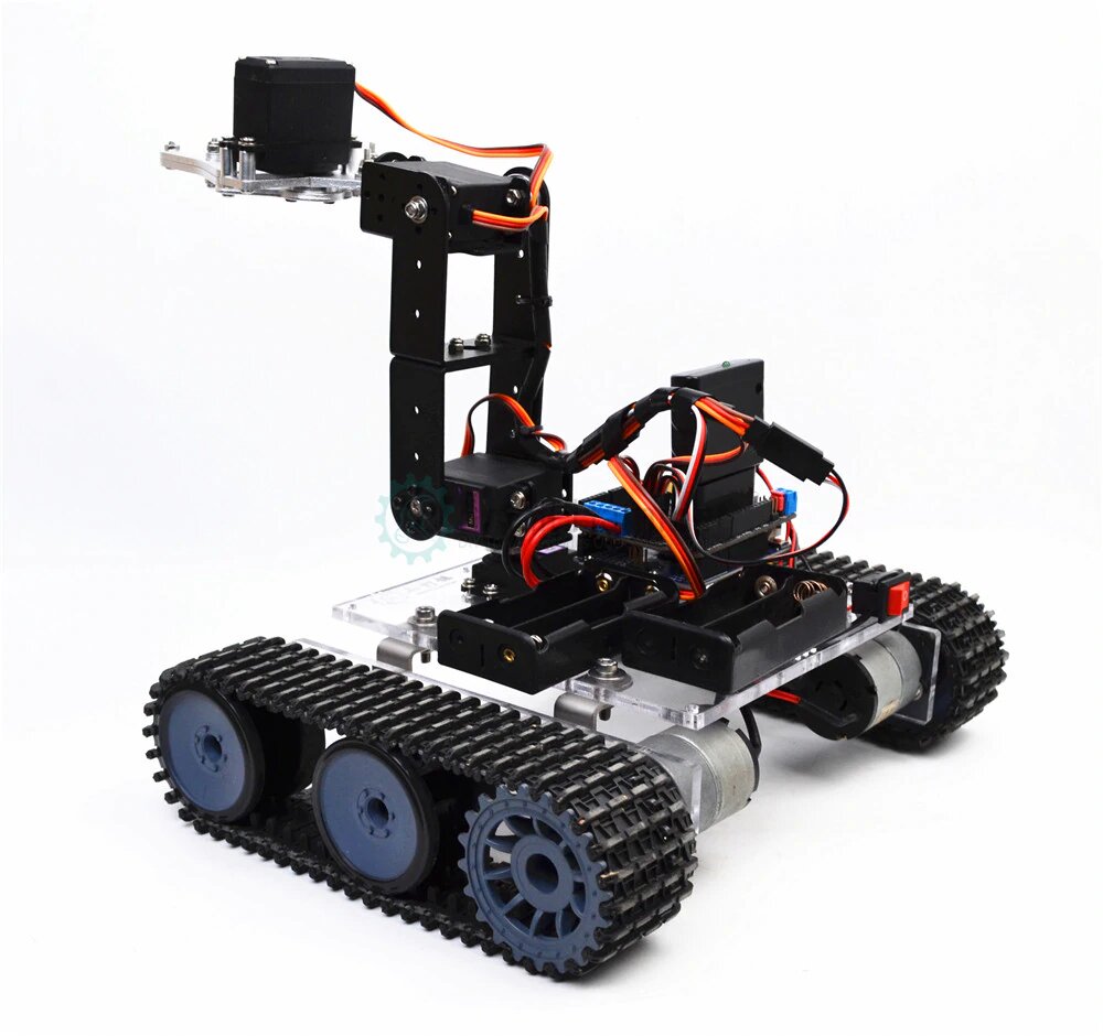 Acrylic Tank Robot With 4 DOF Robot Arm