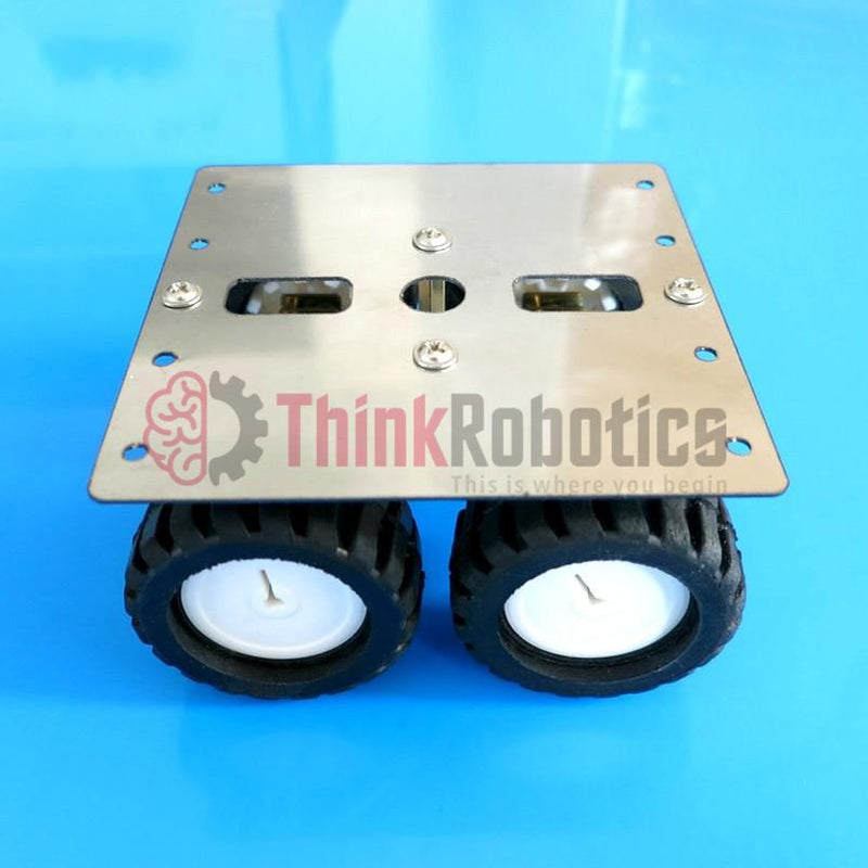 Load image into Gallery viewer, N20 4WD Robot Chassis - ThinkRobotics.in
