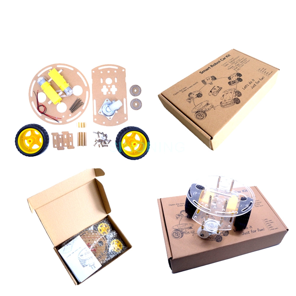 2-Wheel Drive Smart Car DIY Robot Chassis Kit