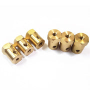 Hex Brass Motor Coupler