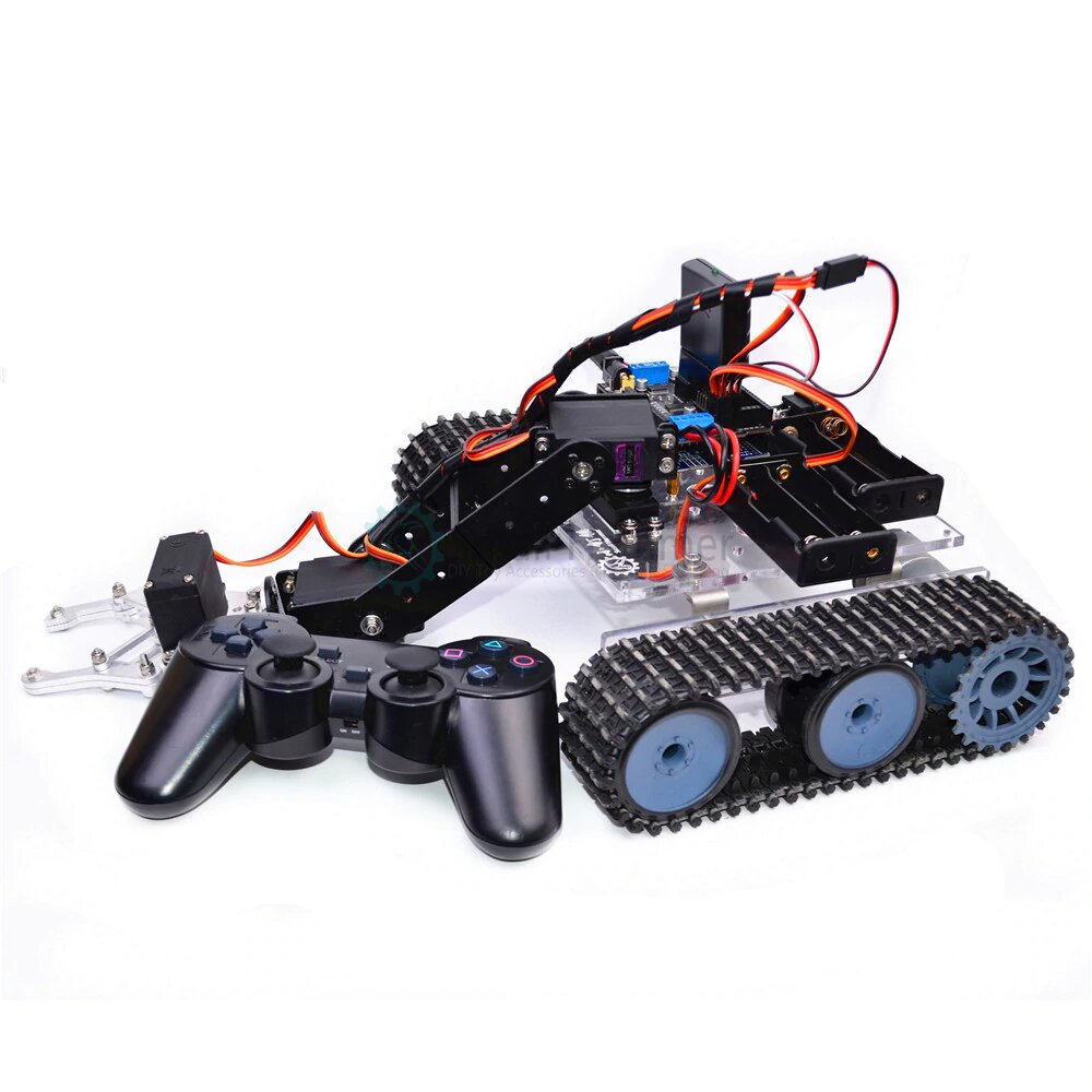 Acrylic Tank Robot With 4 DOF Robot Arm