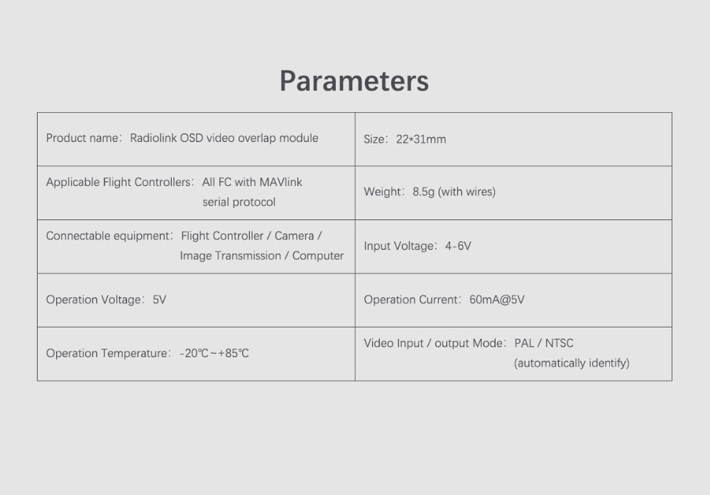 Mini OSD For Pixhawk Flight Controller Online