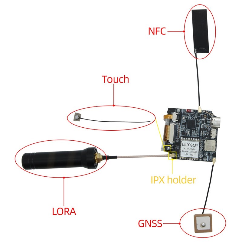 Load image into Gallery viewer, LILYGO TTGO T-Echo SoftRF NRF52840 SX1262 868MHz LoRa Module with 1.54 E-Paper display &amp; BLE
