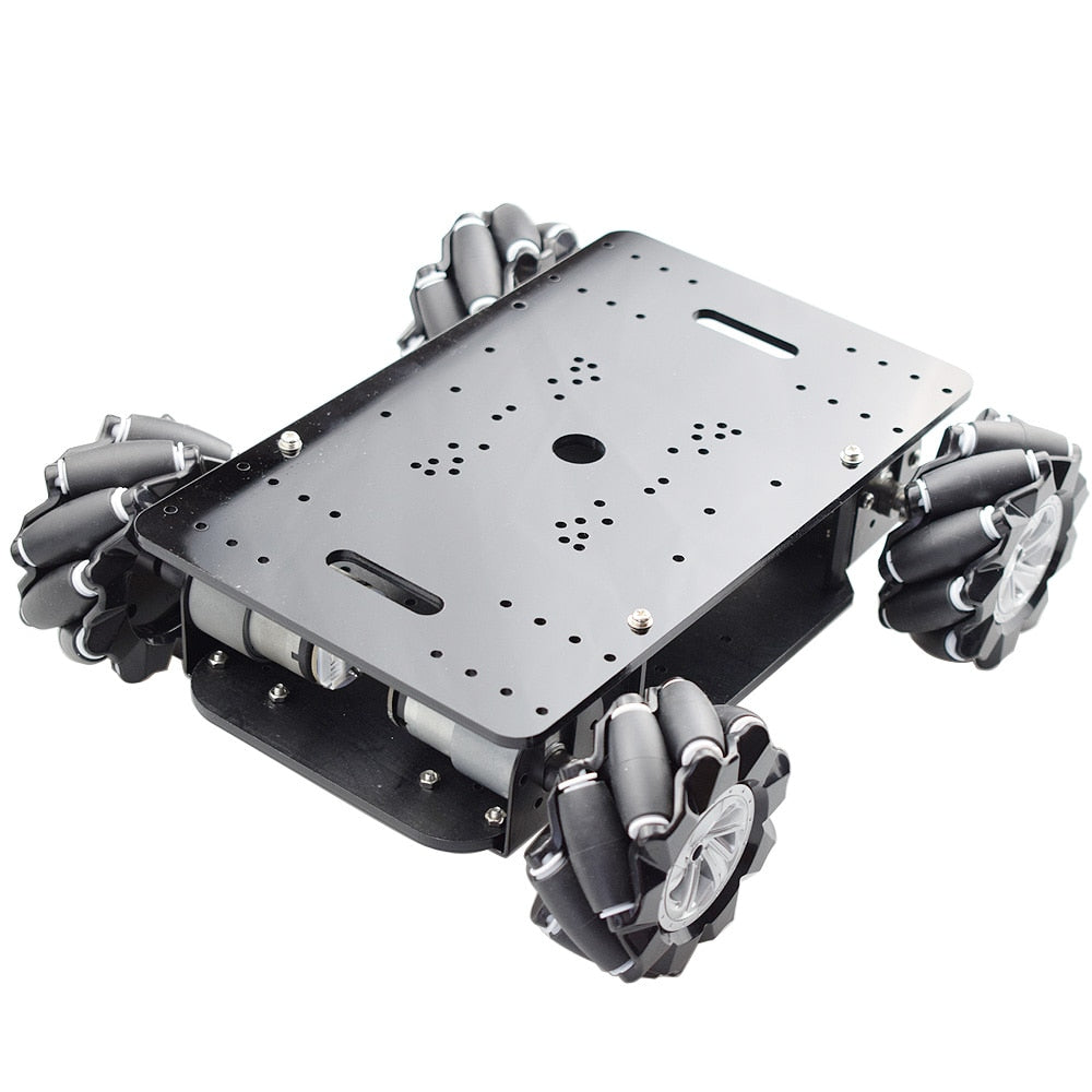 Dual Layer 4WD Robot Chassis Kit With Omni Wheels Online