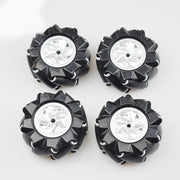 4WD Metal Robot Chassis Kit W/ Mecanum Wheels Online