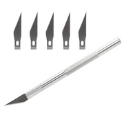 Precision Metal Scalpel Knife with 6 Blades