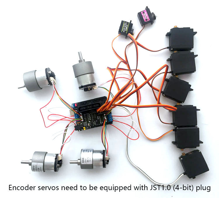 Playstation PS2 Receiver Adaptor, 4 DC Motors & 8 PWM Servo Control Online
