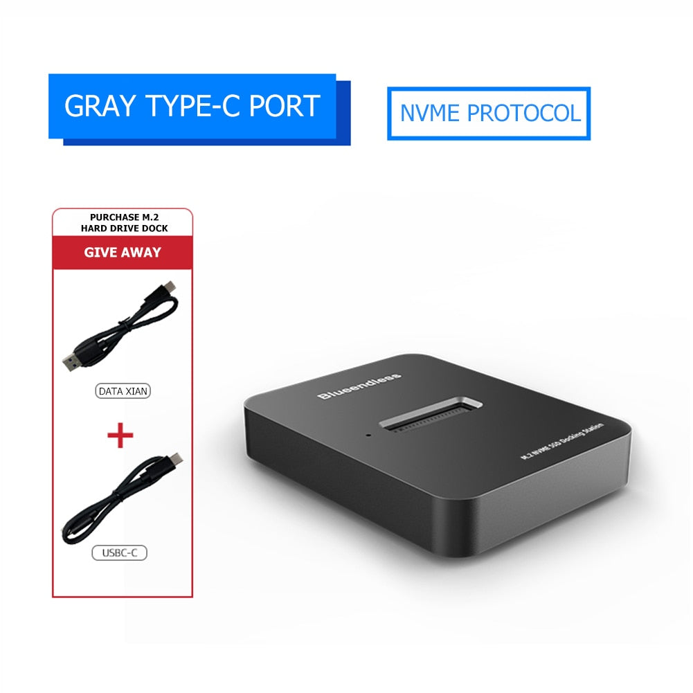 External M.2 NVMe SSD To USB-C Docking Station Online