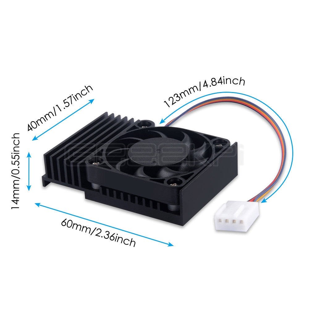Jetson Nano Heat Sink with Integrated PWM Fan Online