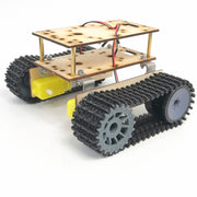 Wooden Robotic Tank Chassis - DIY Robot Online