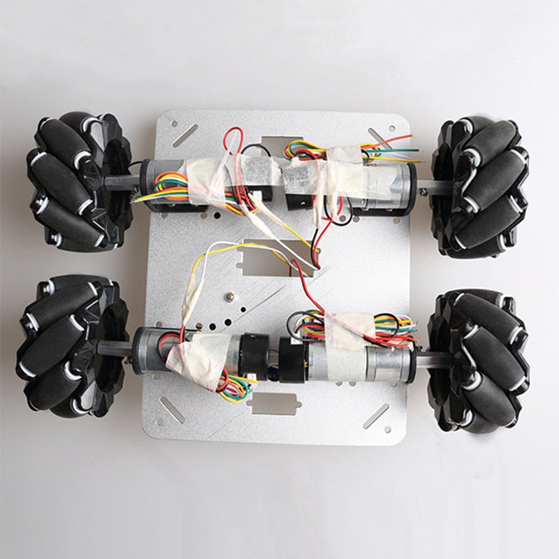 Load image into Gallery viewer, 4WD Metal Robot Chassis Kit W/ Mecanum Wheels Online
