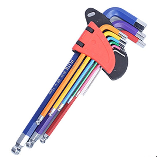 Color Coded Ball Head Hex / Allen Wrench Set (9 pc)