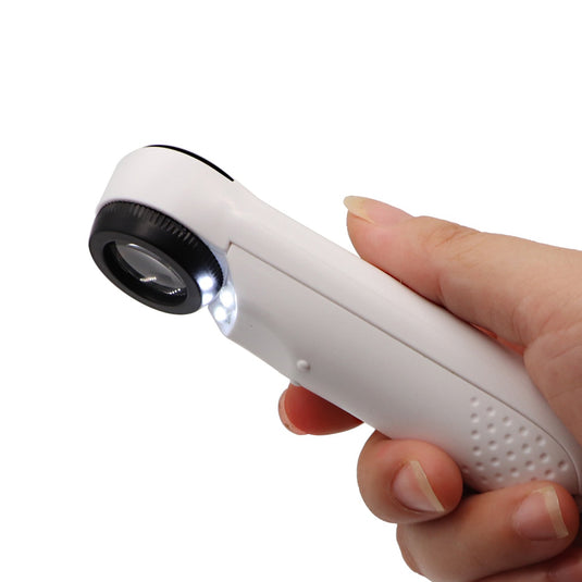 Handheld 40x HD Illuminated Magnifying Glass