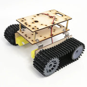 Wooden Robotic Tank Chassis - DIY Robot Online