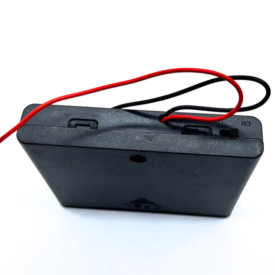 AA Battery Holder With Optional 5.5mm Plug & Switch