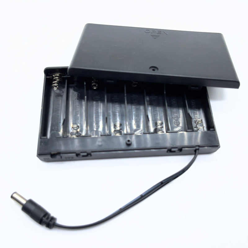 Load image into Gallery viewer, AA Battery Holder With Optional 5.5mm Plug &amp; Switch
