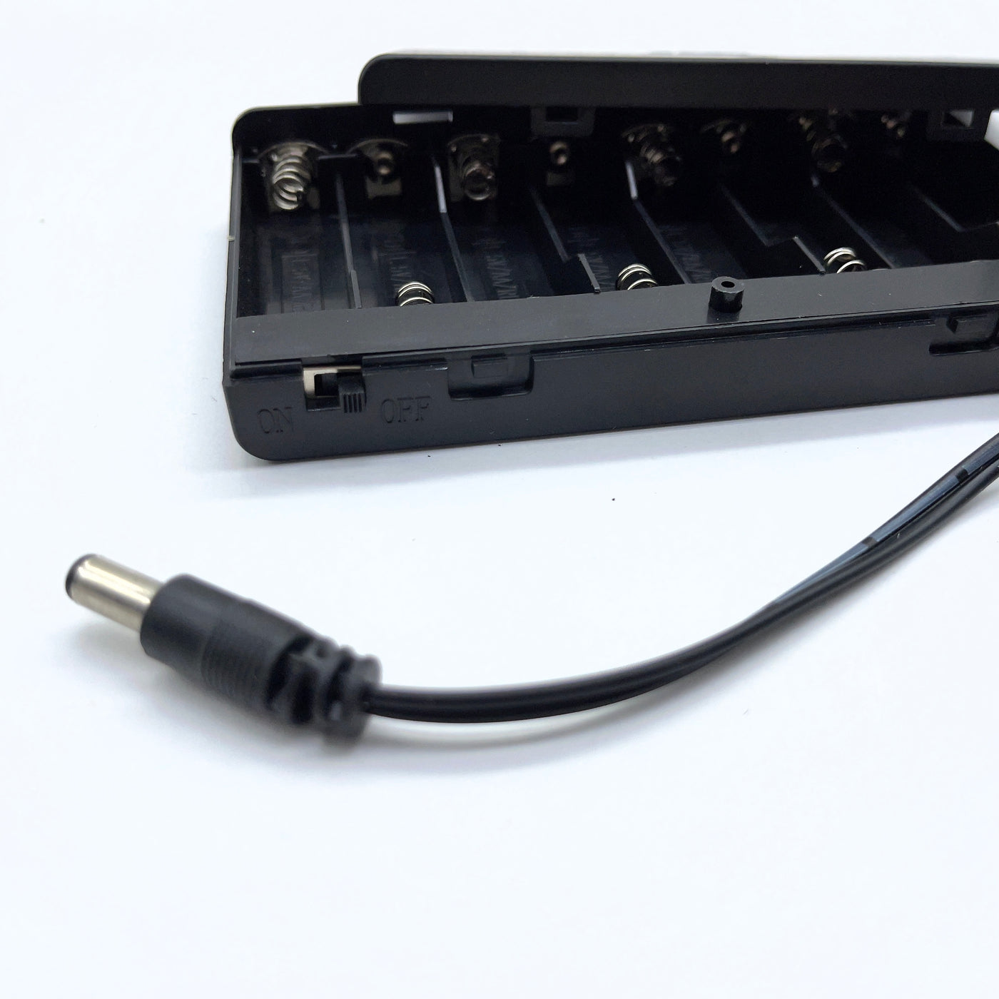 AA Battery Holder With Optional 5.5mm Plug & Switch
