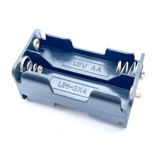 AA Battery Holder With Optional 5.5mm Plug & Switch