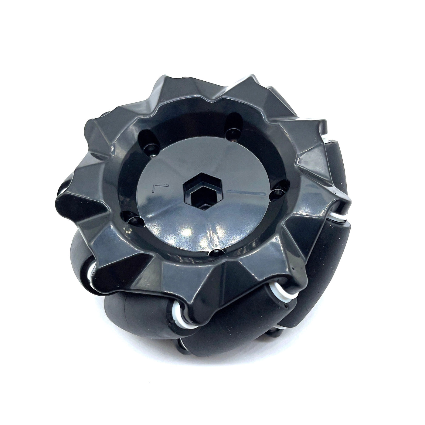 16KG Load 96mm Omni Wheels / Mecanum Wheels with Hex Couplers (Pack of 4)