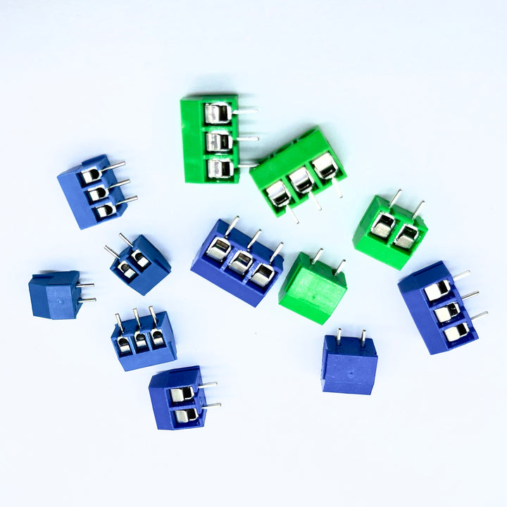 PCB Mount Terminal Block Screw Connector (Pack of 5)