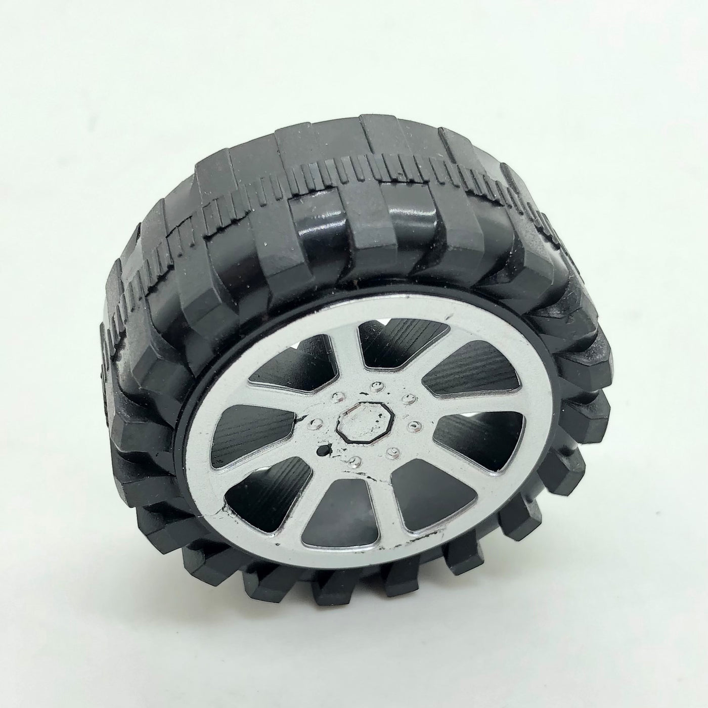 Rubber Car Wheels 55mm (Pack of 2)