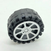 Rubber Car Wheels 55mm (Pack of 2)