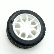 Rubber Car Wheels 30mm (Pack of 2)