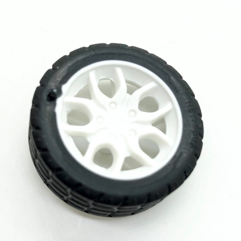 Load image into Gallery viewer, Rubber Car Wheels 30mm (Pack of 2)
