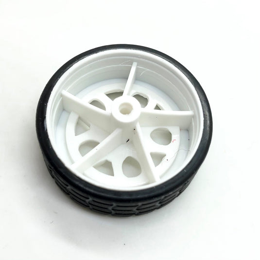Rubber Car Wheels 30mm (Pack of 2)